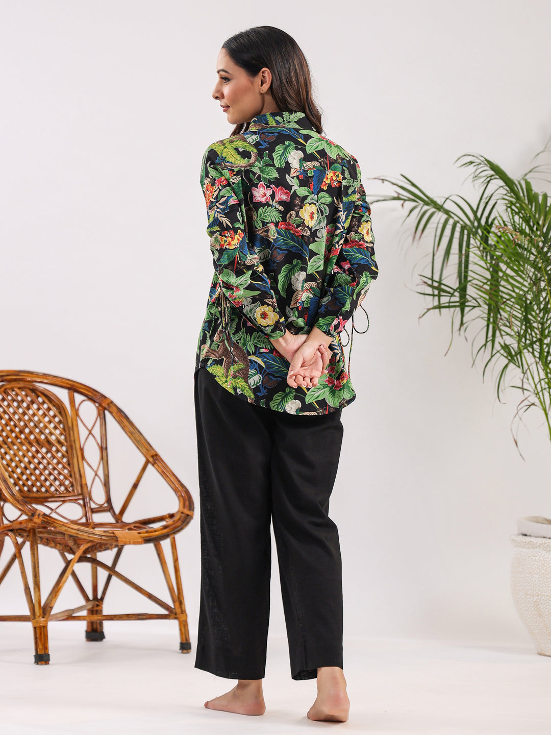 BOTANICAL PRINTED CO-ORD SET