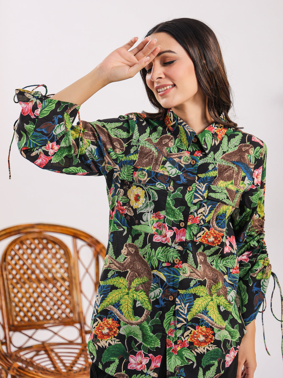 BOTANICAL PRINTED CO-ORD SET