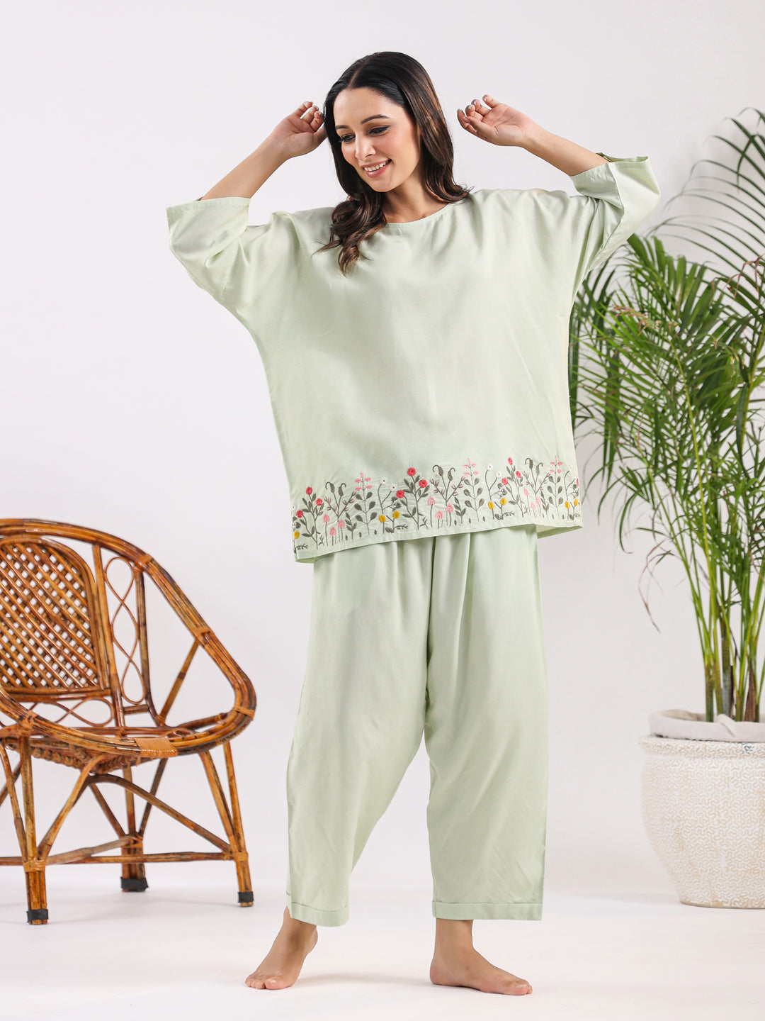 Women Modal Night Suit