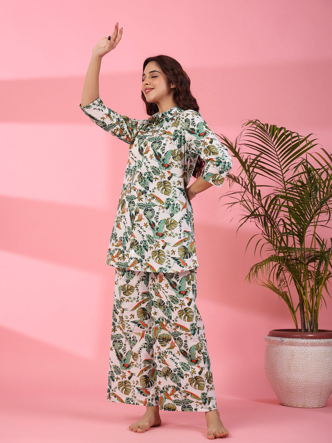 BOTANICAL COTTON CO-ORD SET