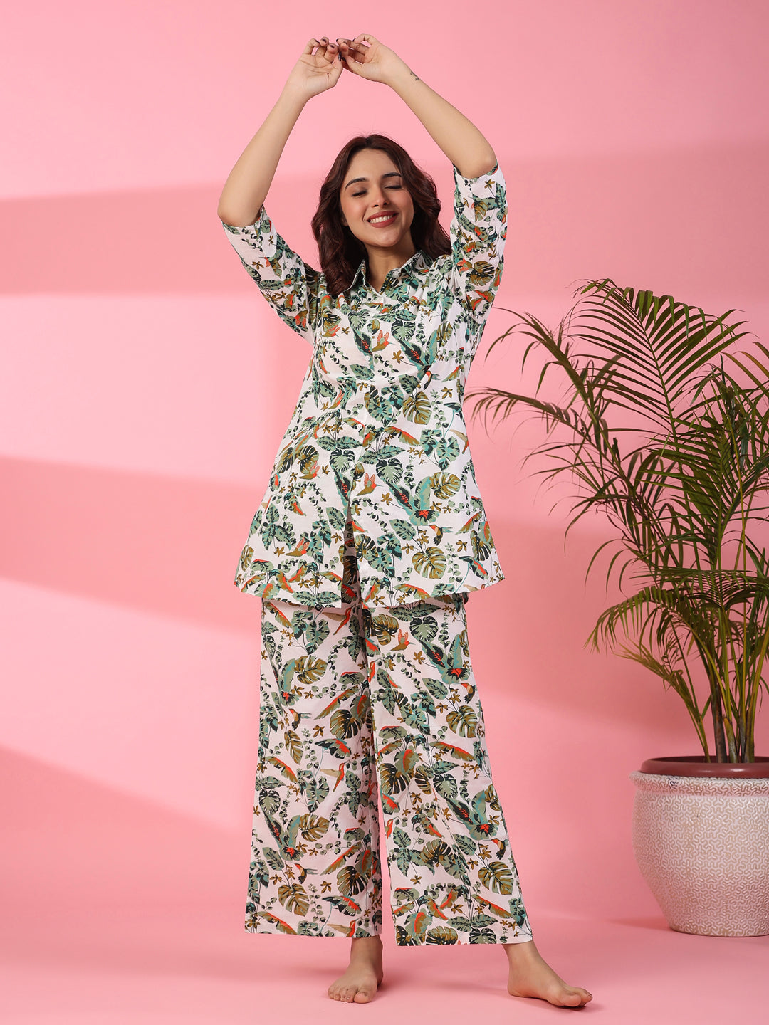 BOTANICAL COTTON CO-ORD SET