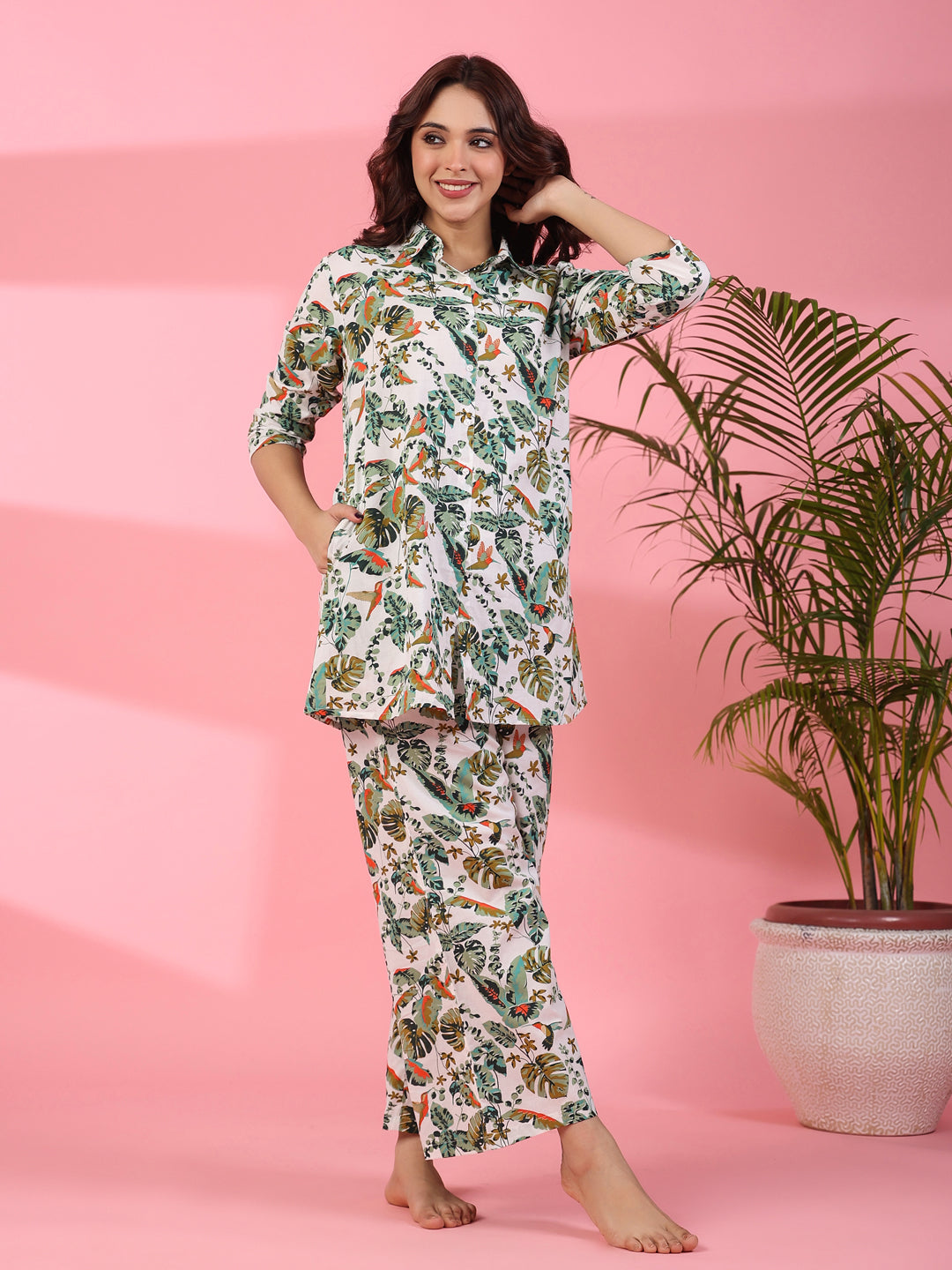 BOTANICAL COTTON CO-ORD SET