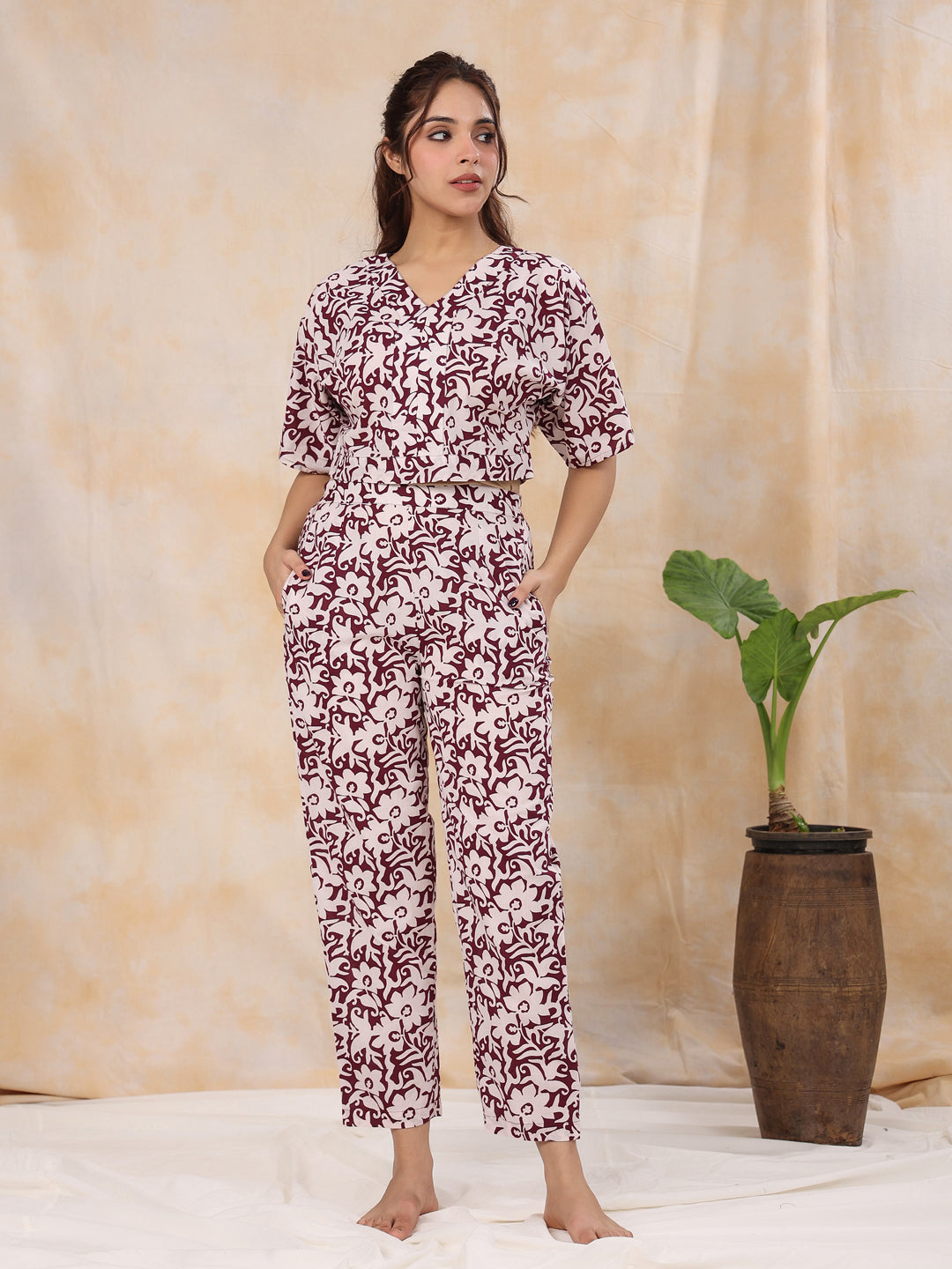 Women Pure Cotton Night Suit