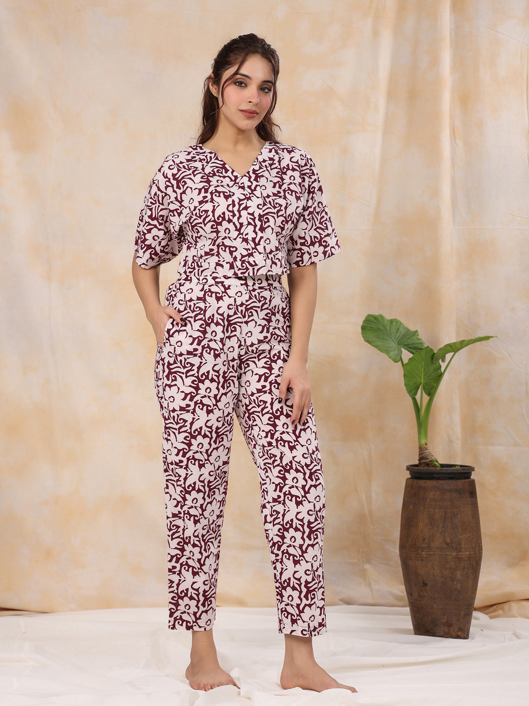 Women Pure Cotton Night Suit