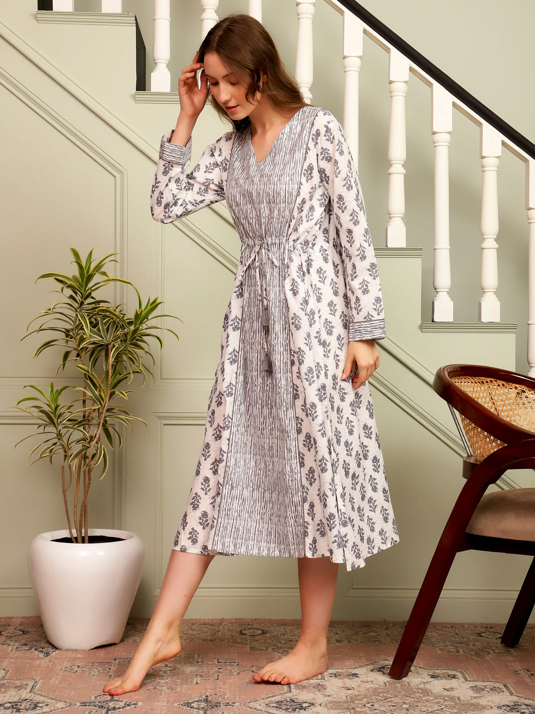 Women Pure Cotton Night Dress