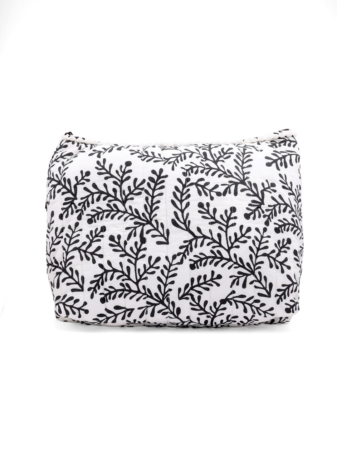 White Cotton Travel Pouch