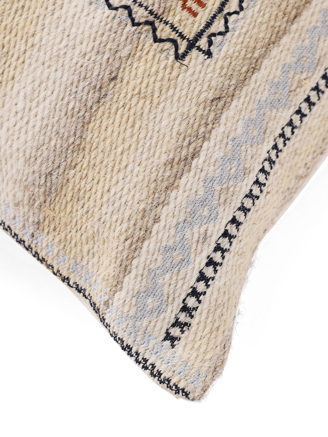 Jute Cotton Beige Colour Geometric Cushion Covers