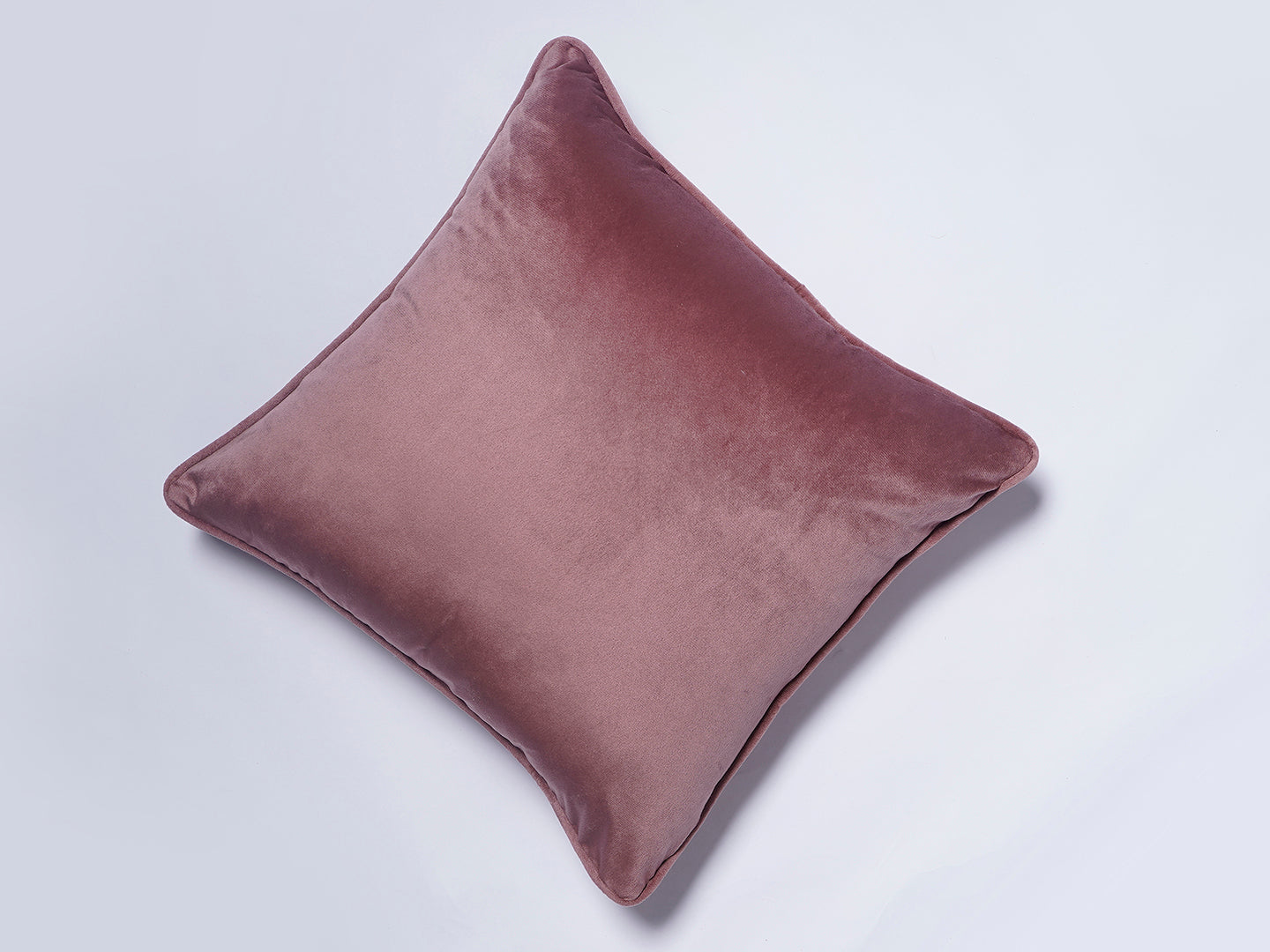 Brown Solid Print Cushion Cover