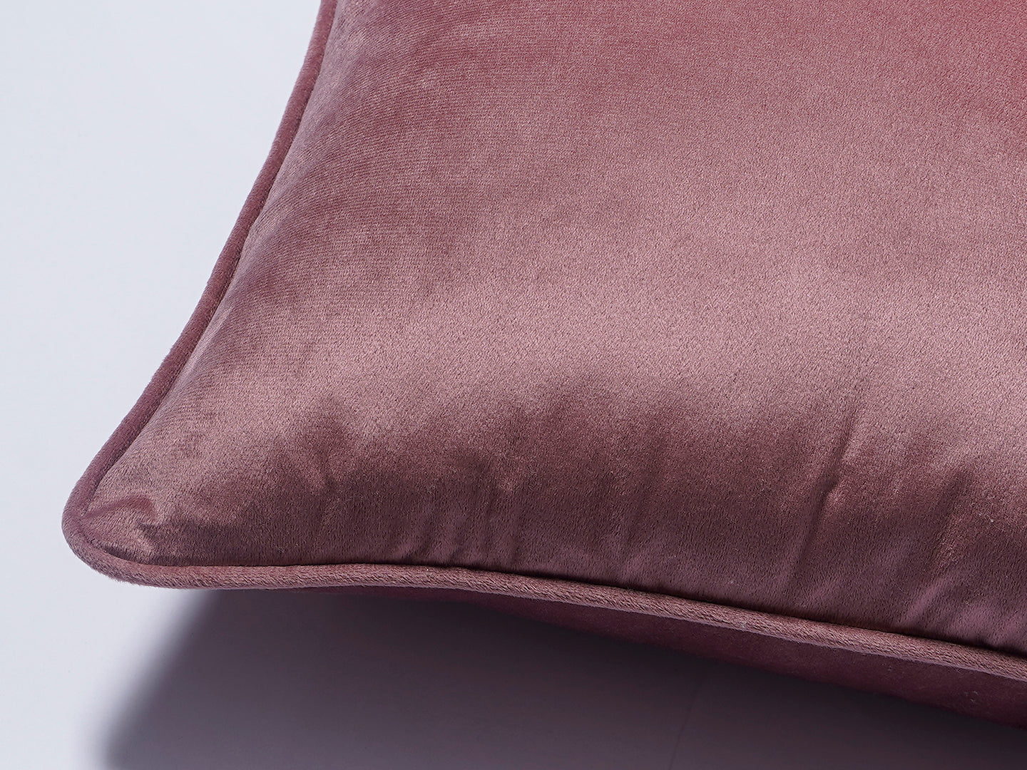 Brown Solid Print Cushion Cover