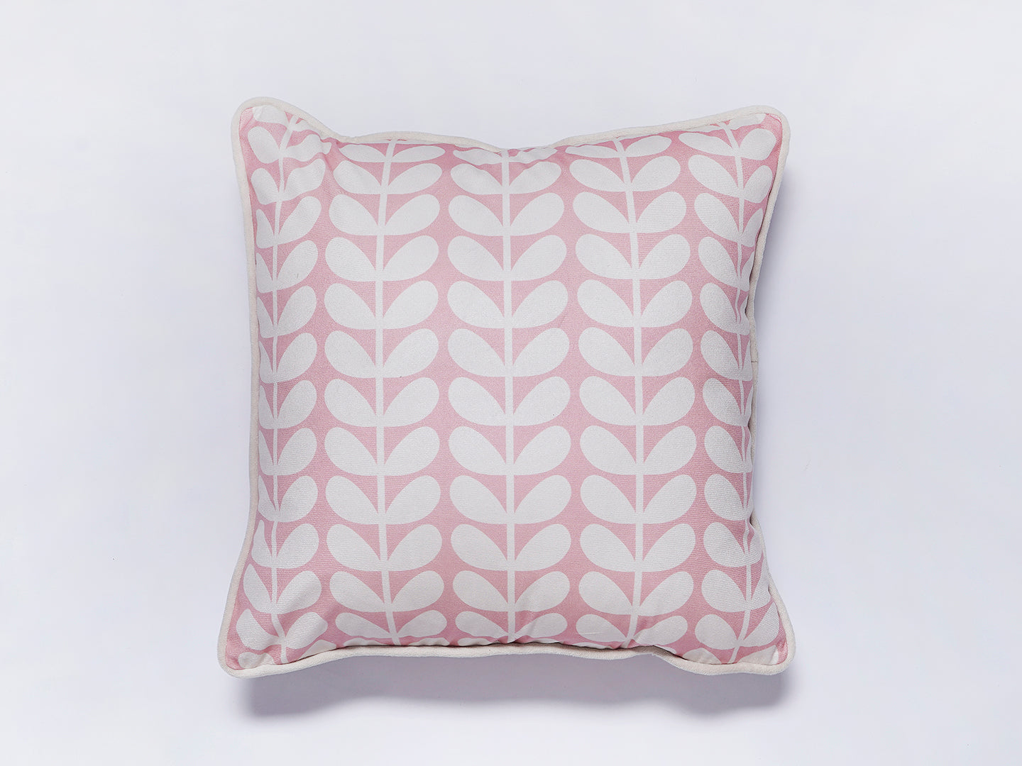 Velvet Floral Design Cushion Cover