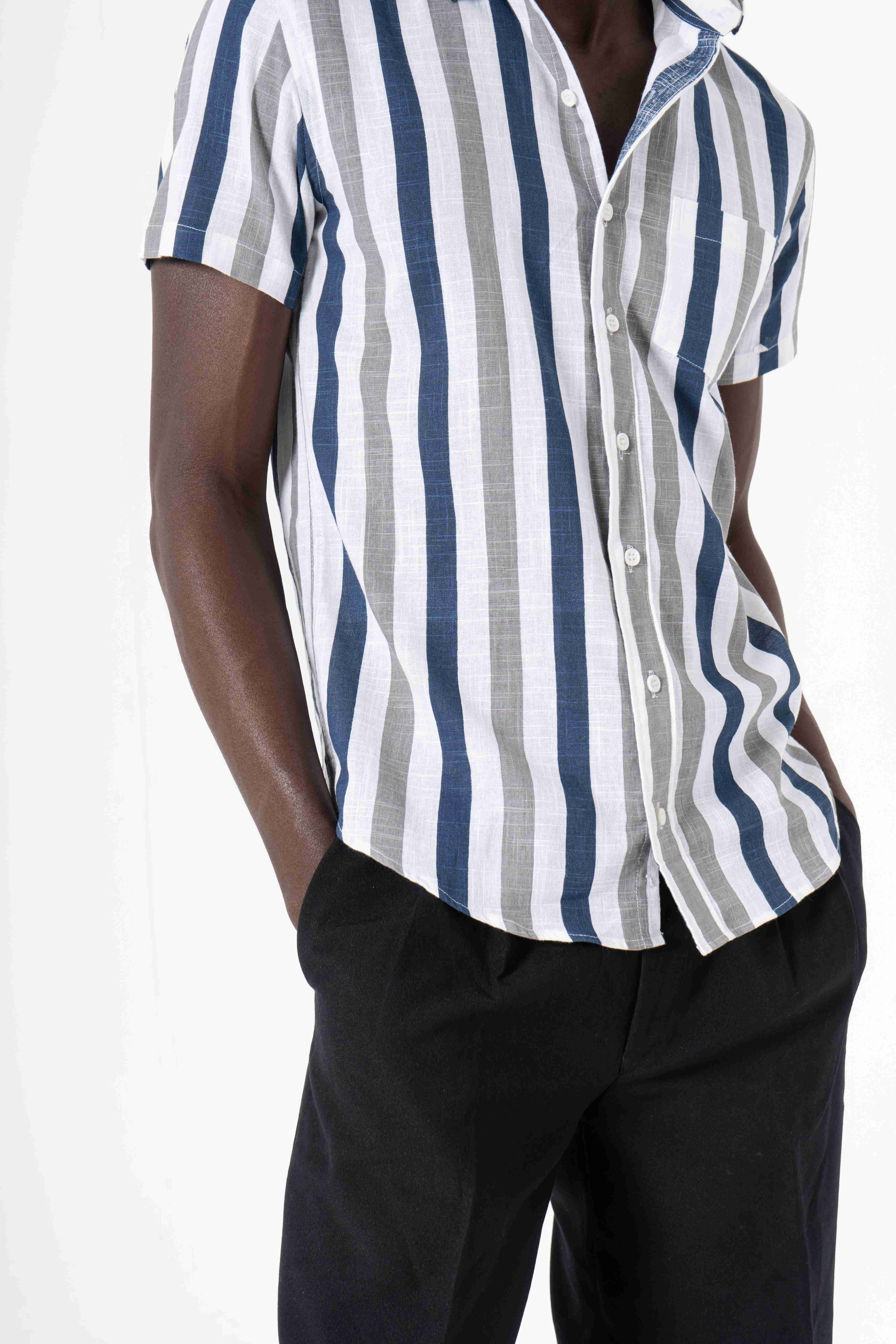 Stripes Printed Shirt for Men