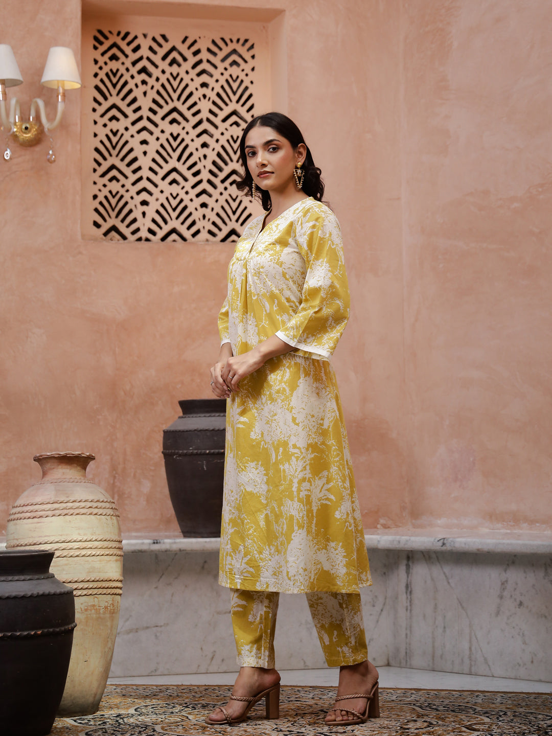 Floral Printed Kurta Set with Dupatta