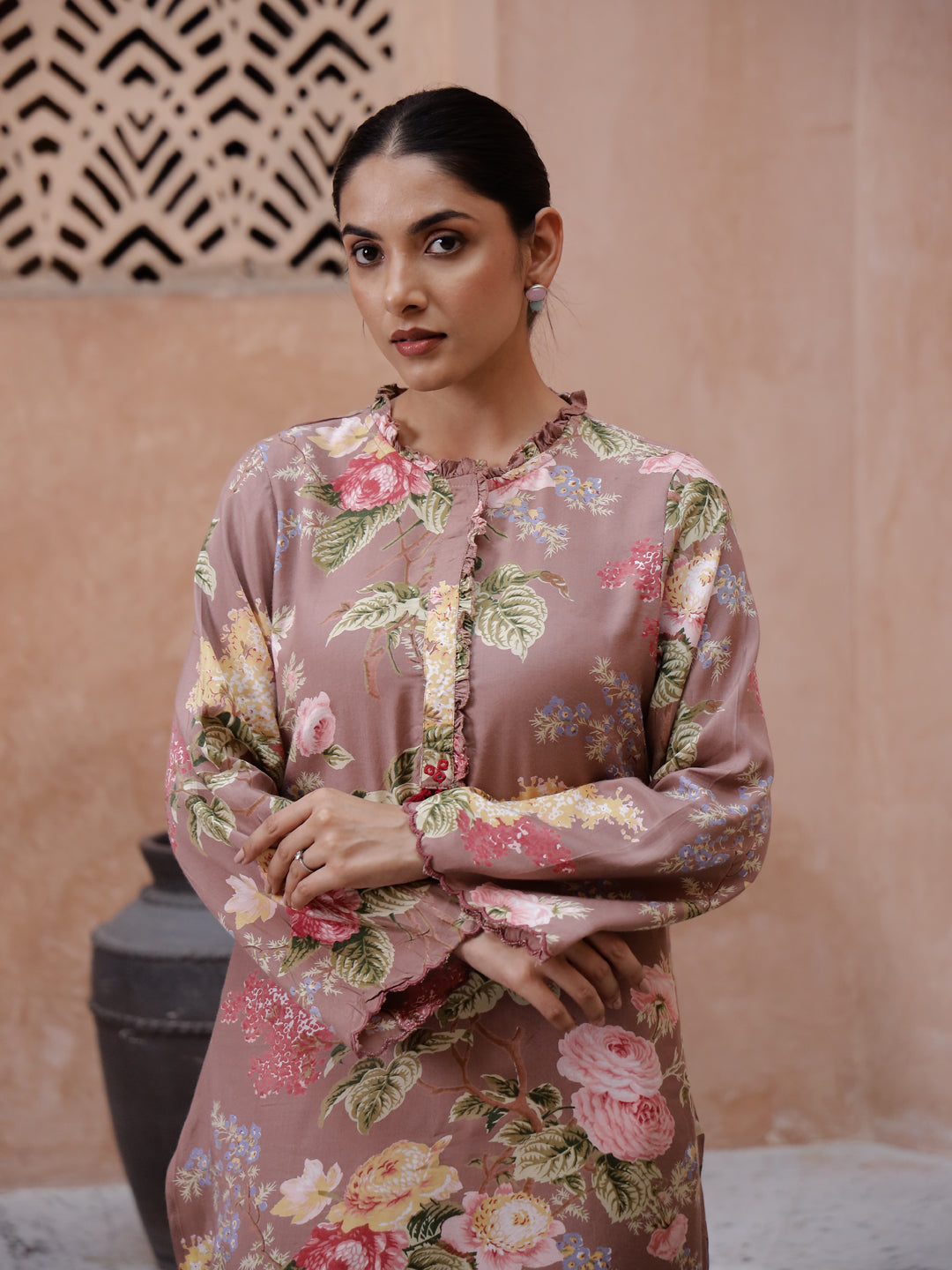 Floral Printed Kurta Set