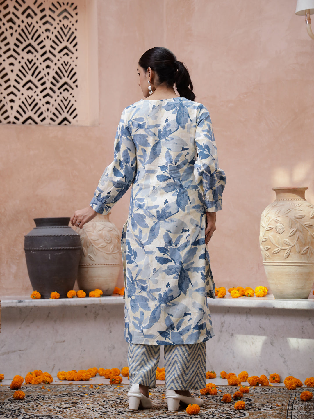 Floral Printed Kurta Set