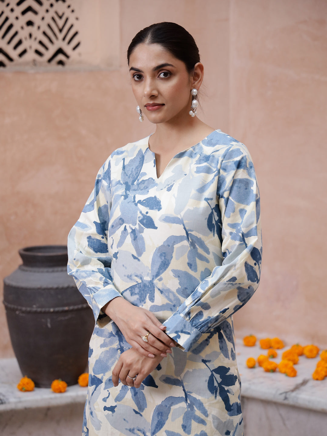 Floral Printed Kurta Set