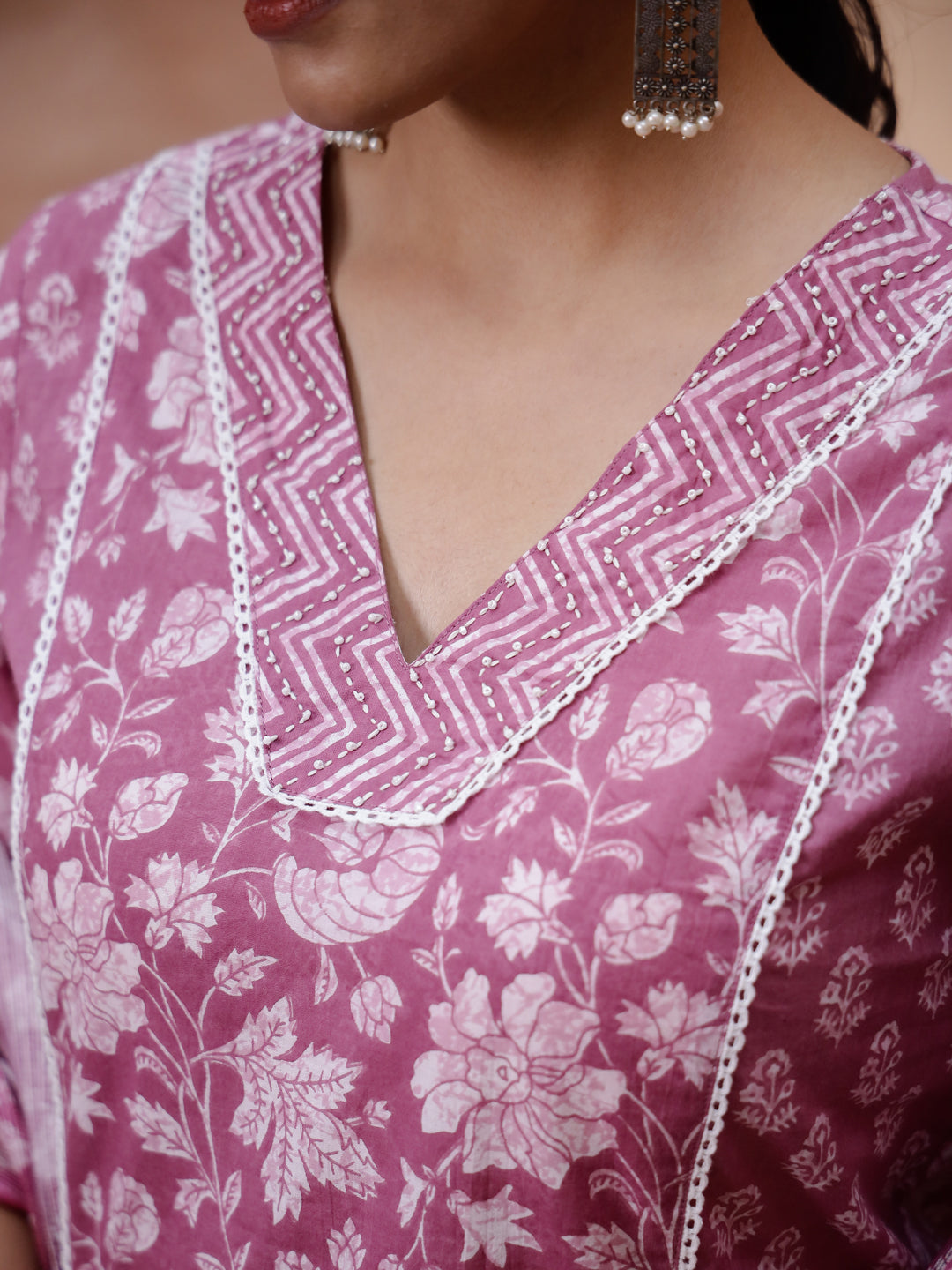 Floral Printed Kurta Set