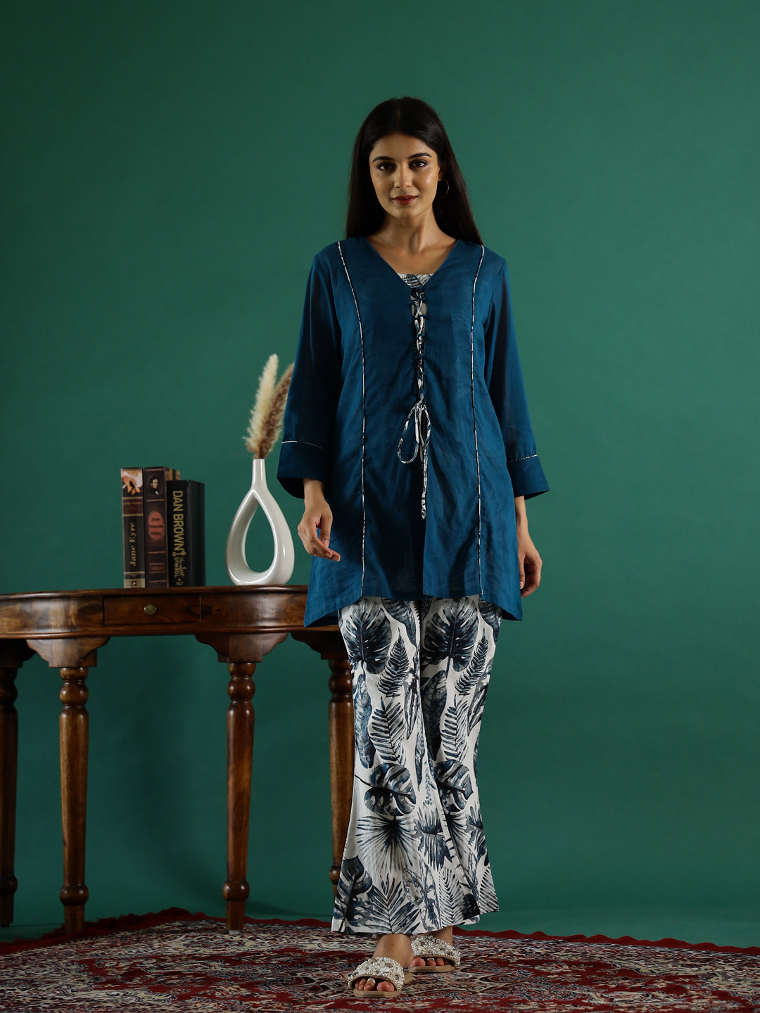 Set of 3 Floral Printed Kurta Set