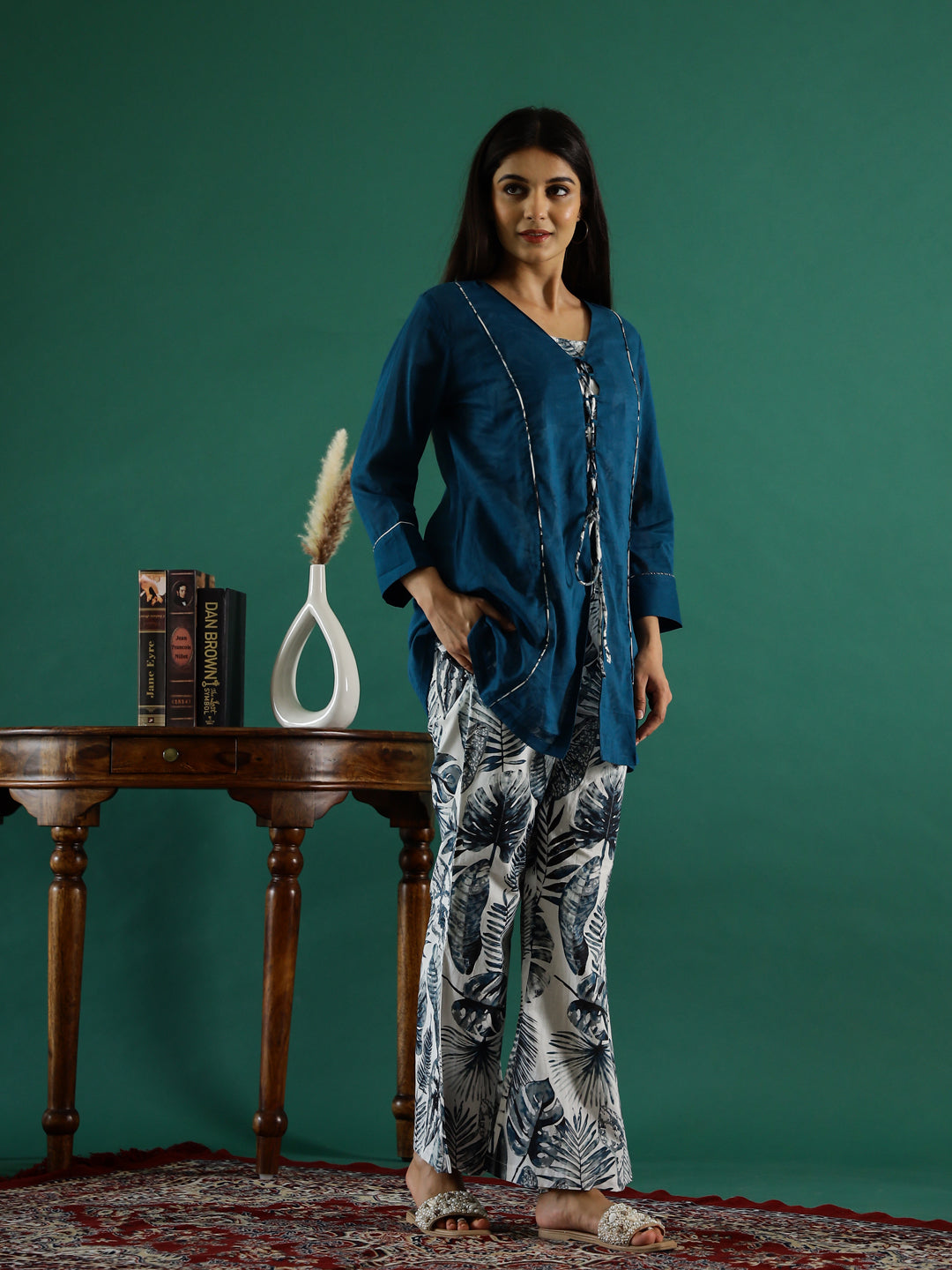 Set of 3 Floral Printed Kurta Set