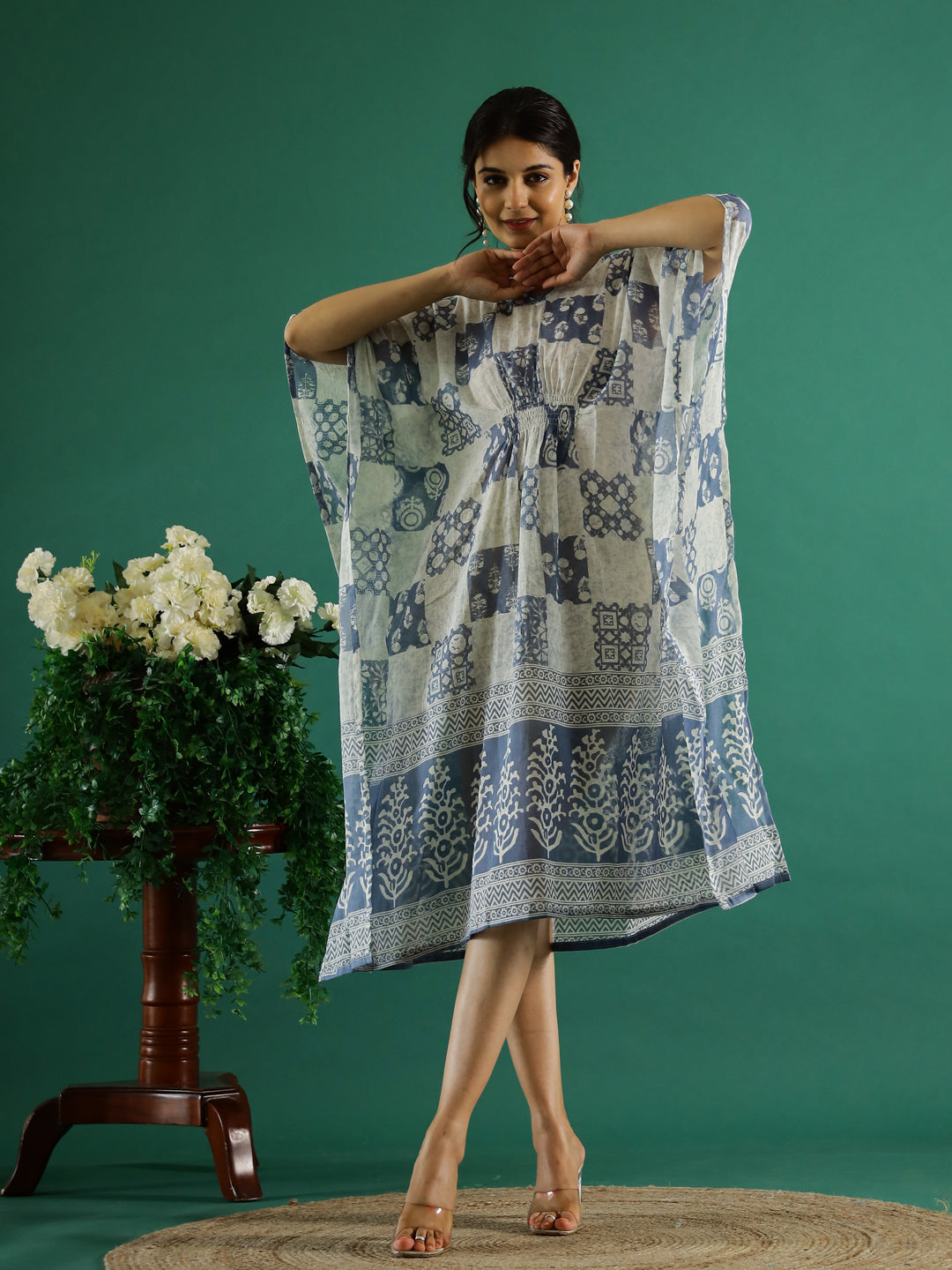 Cotton Printed Kaftan