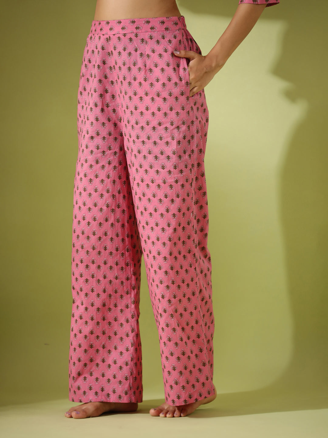 Cotton Booti  print loungewear set