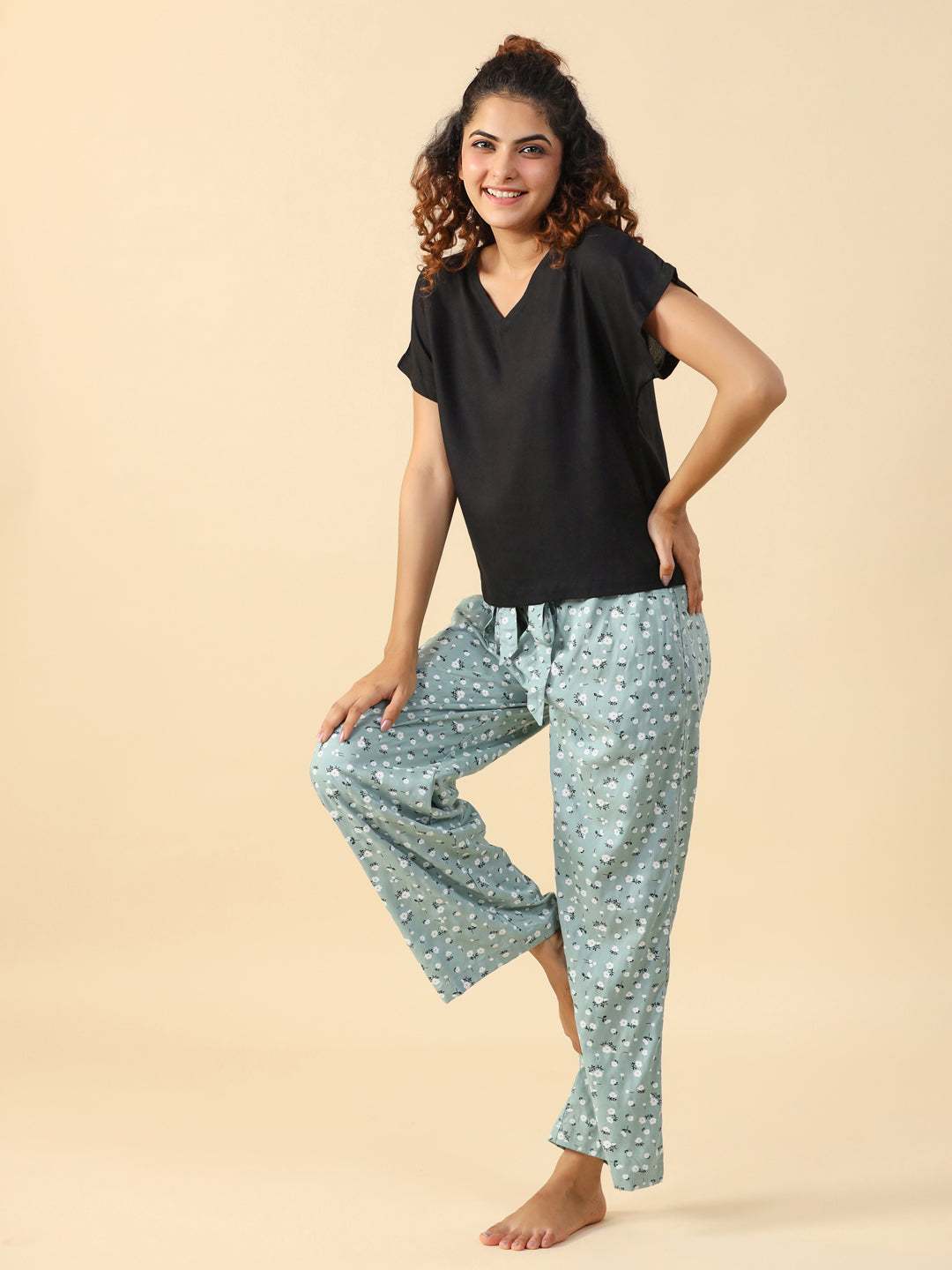 T-shirt Viscose Rayon Night Suit set