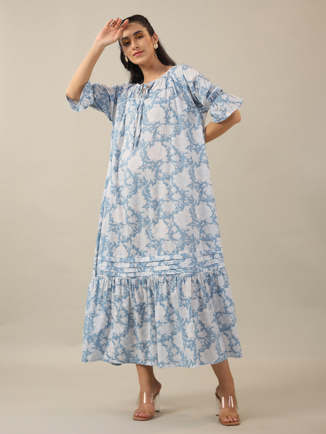 Women Pure Cotton Night Dress