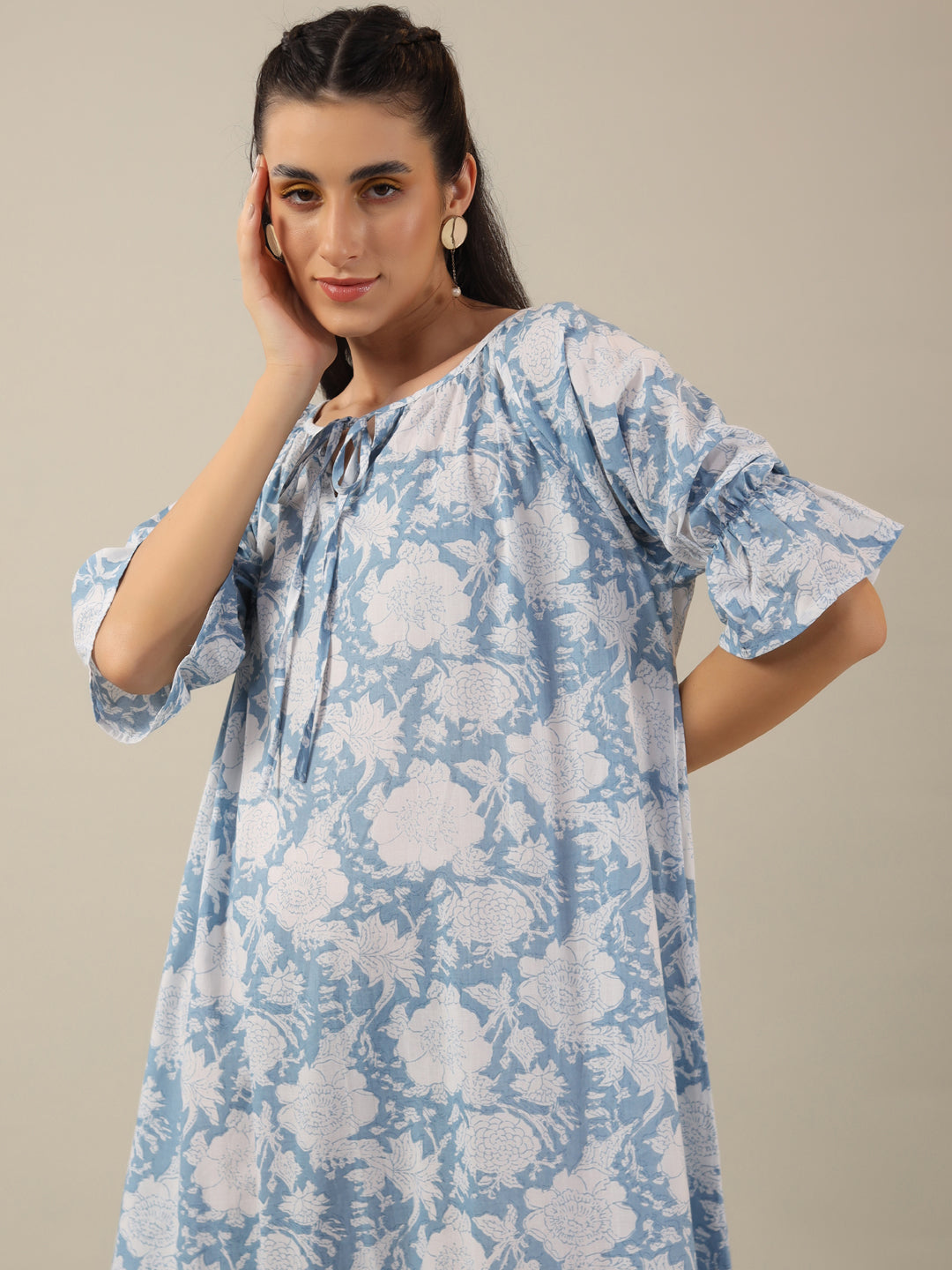 Women Pure Cotton Night Dress