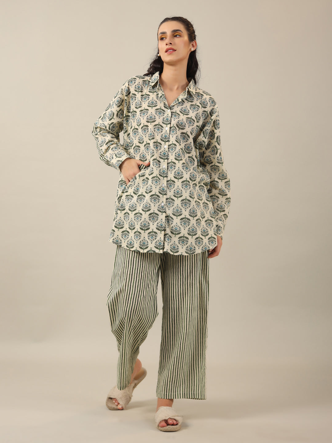 Duo Print loose fit  Loungewear Set