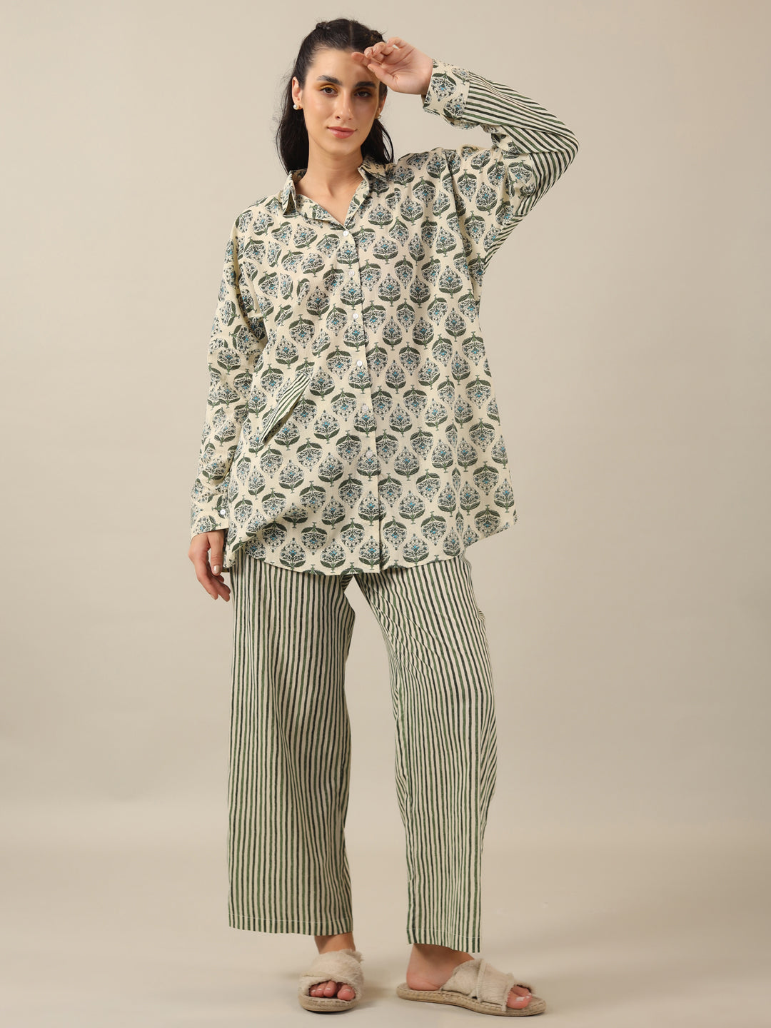 Duo Print loose fit  Loungewear Set