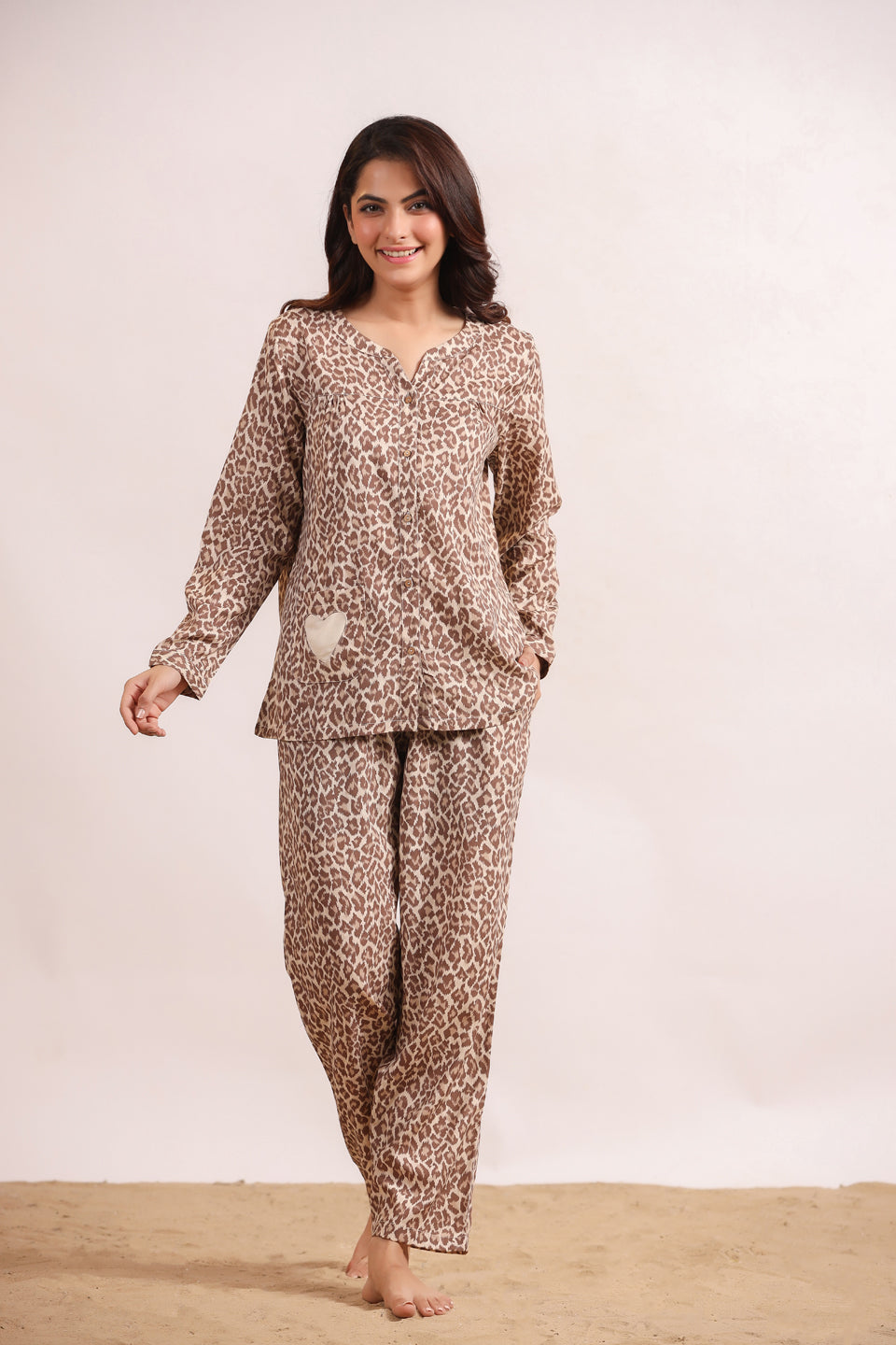 Bagera Printed  Cotton Night SUIT