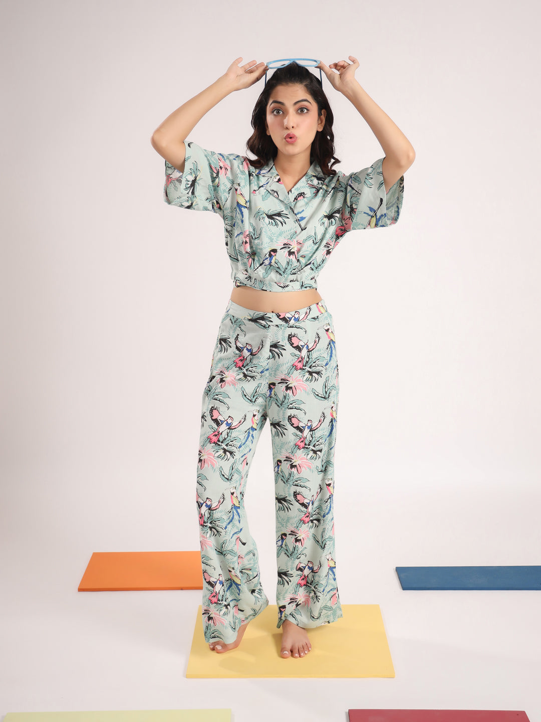 Printed Pure Cotton Night suit