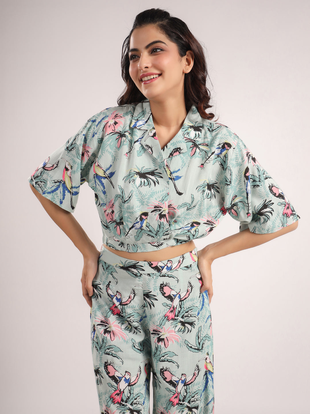 Printed Pure Cotton Night suit