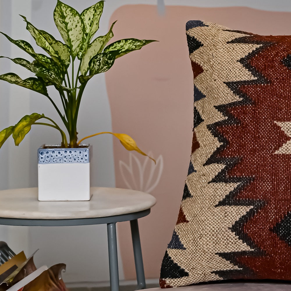 kilim Hand-made Jute Cushion Cover