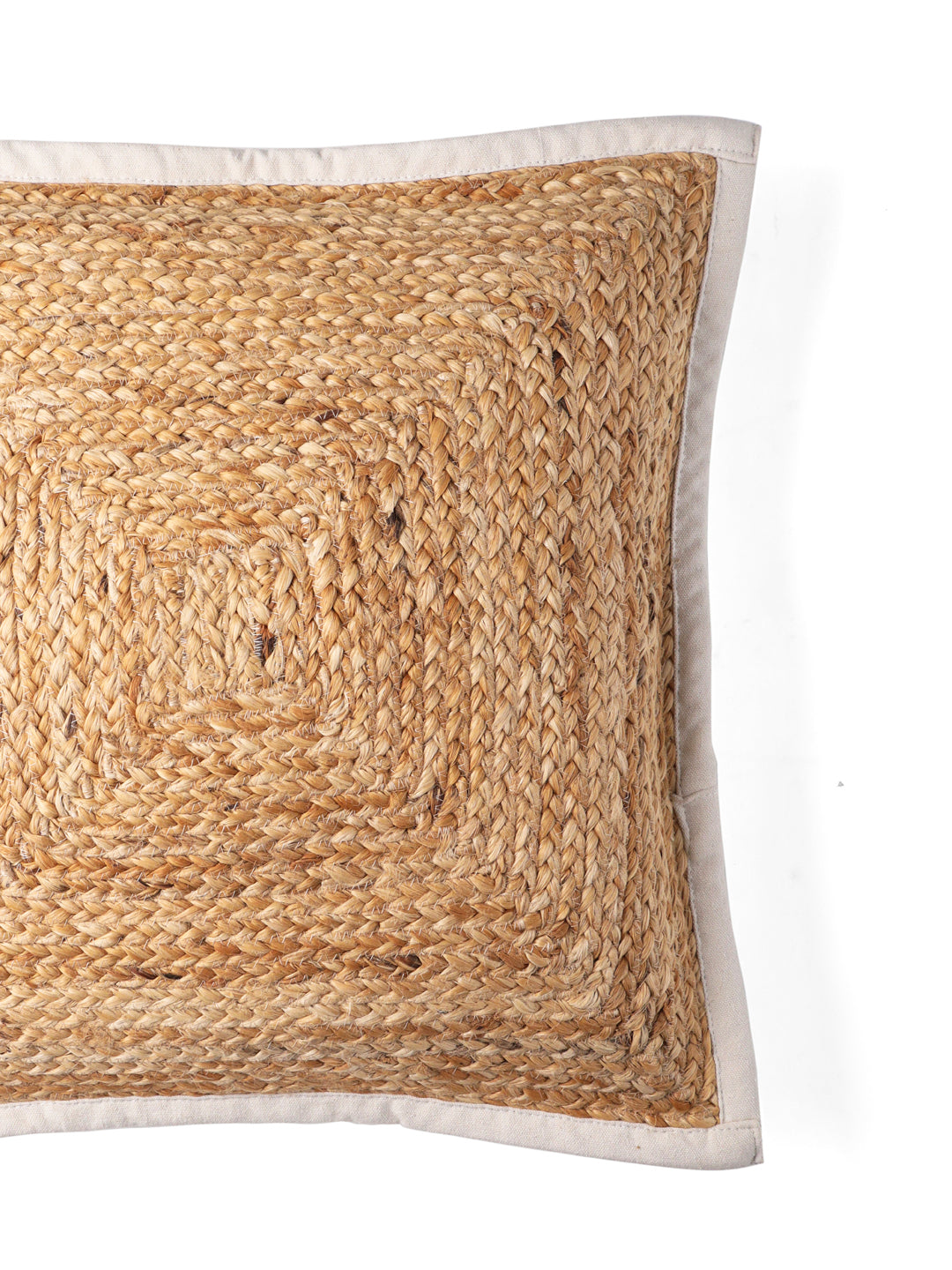 Hand-made Jute Cushion Cover