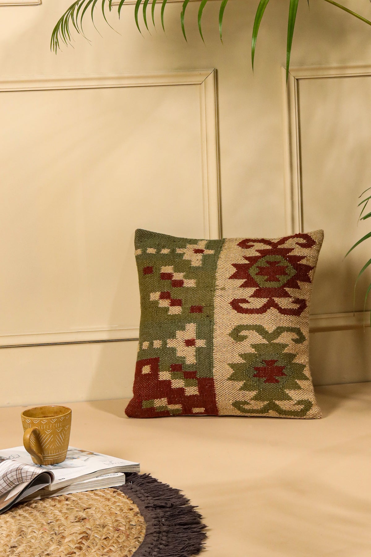 Hand-weaved Jute Cushion Covers