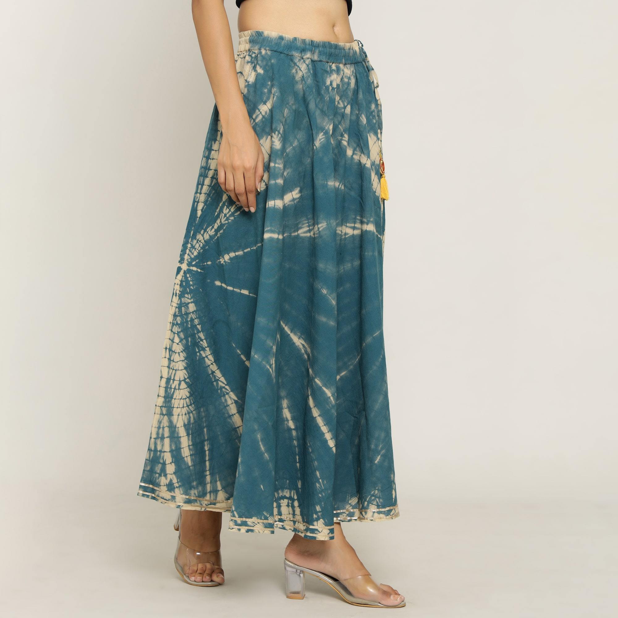 Rang Deep Women Rama Green Skirt