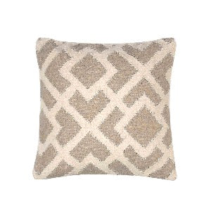 Beige 100% Jute Cushion Covers.