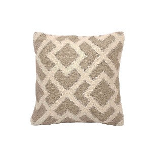 Beige 100% Jute Cushion Covers.