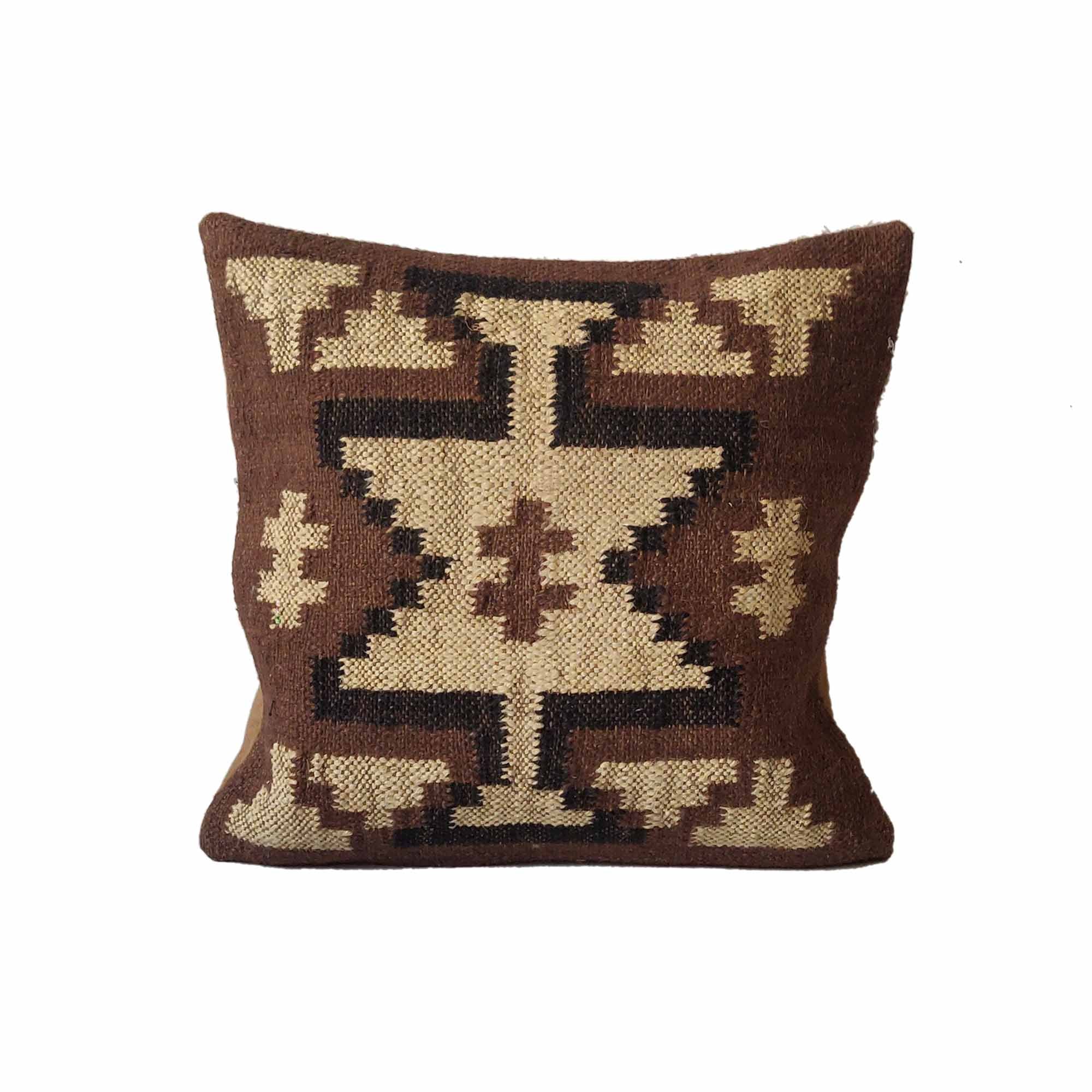 Designer Hand-made Jute Cushion Cover