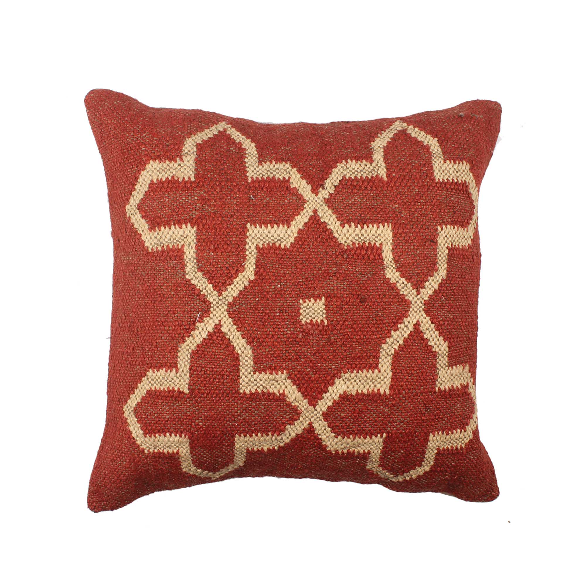 Designer Hand-made Jute Cushion Cover(set of 4)