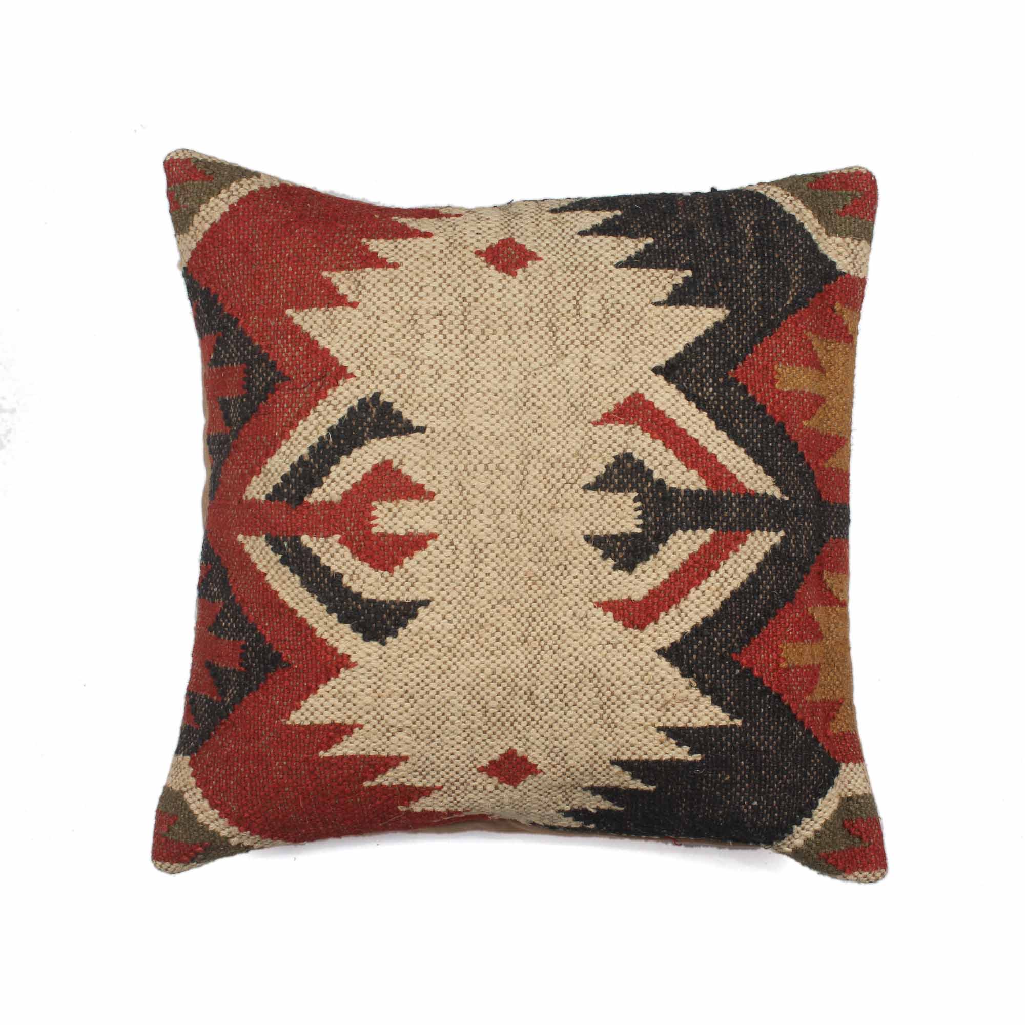 Ikhat Set of 5 Jute Multicolor Cushion Cover