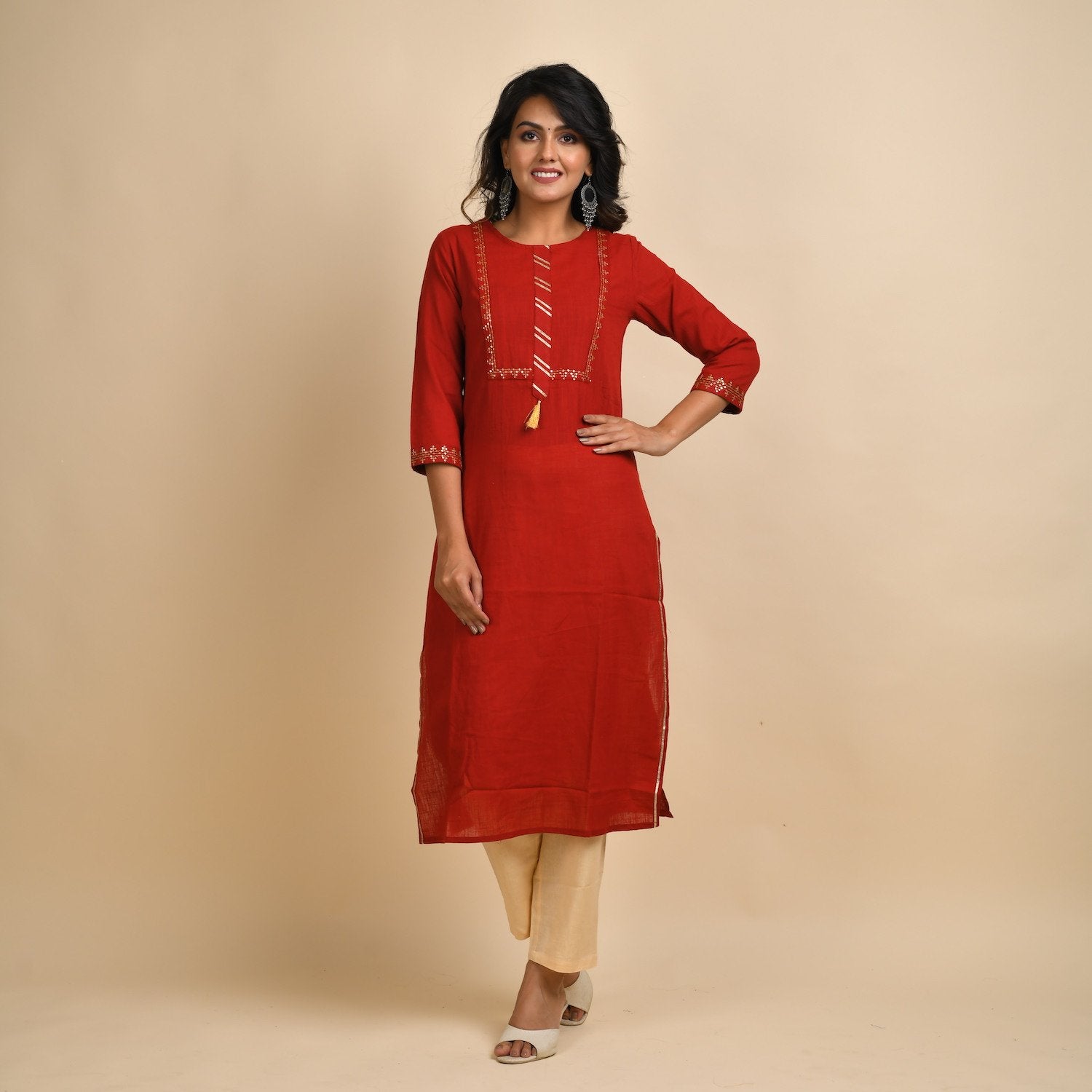 RangDeep Women Cotton Straight Kurta