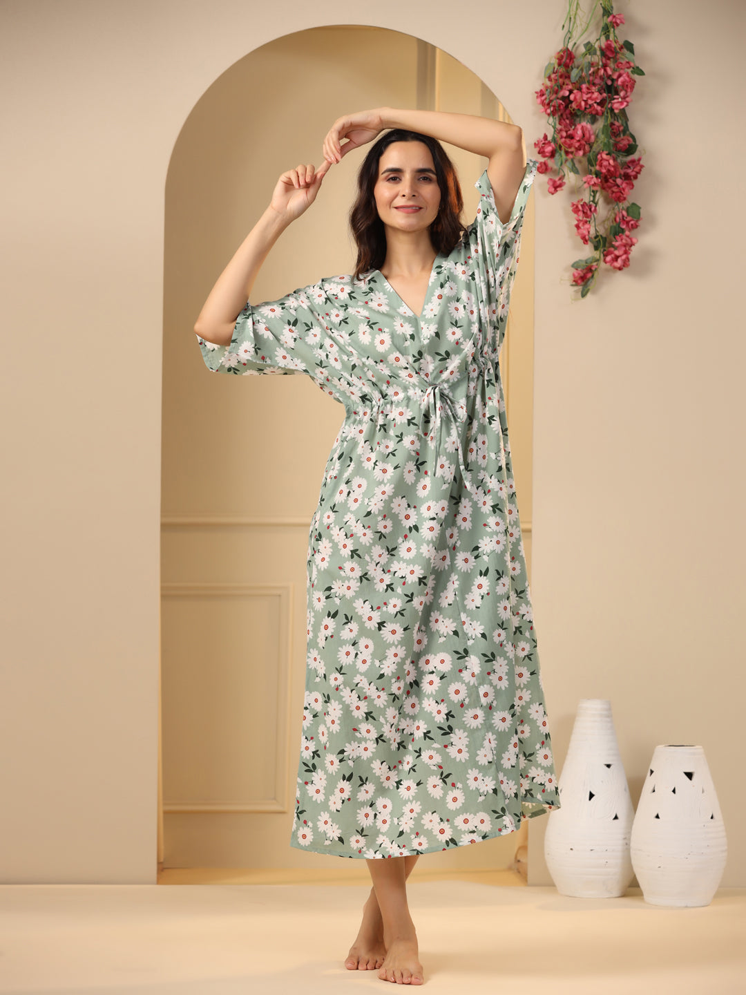 Women Pure Cotton Night Dress