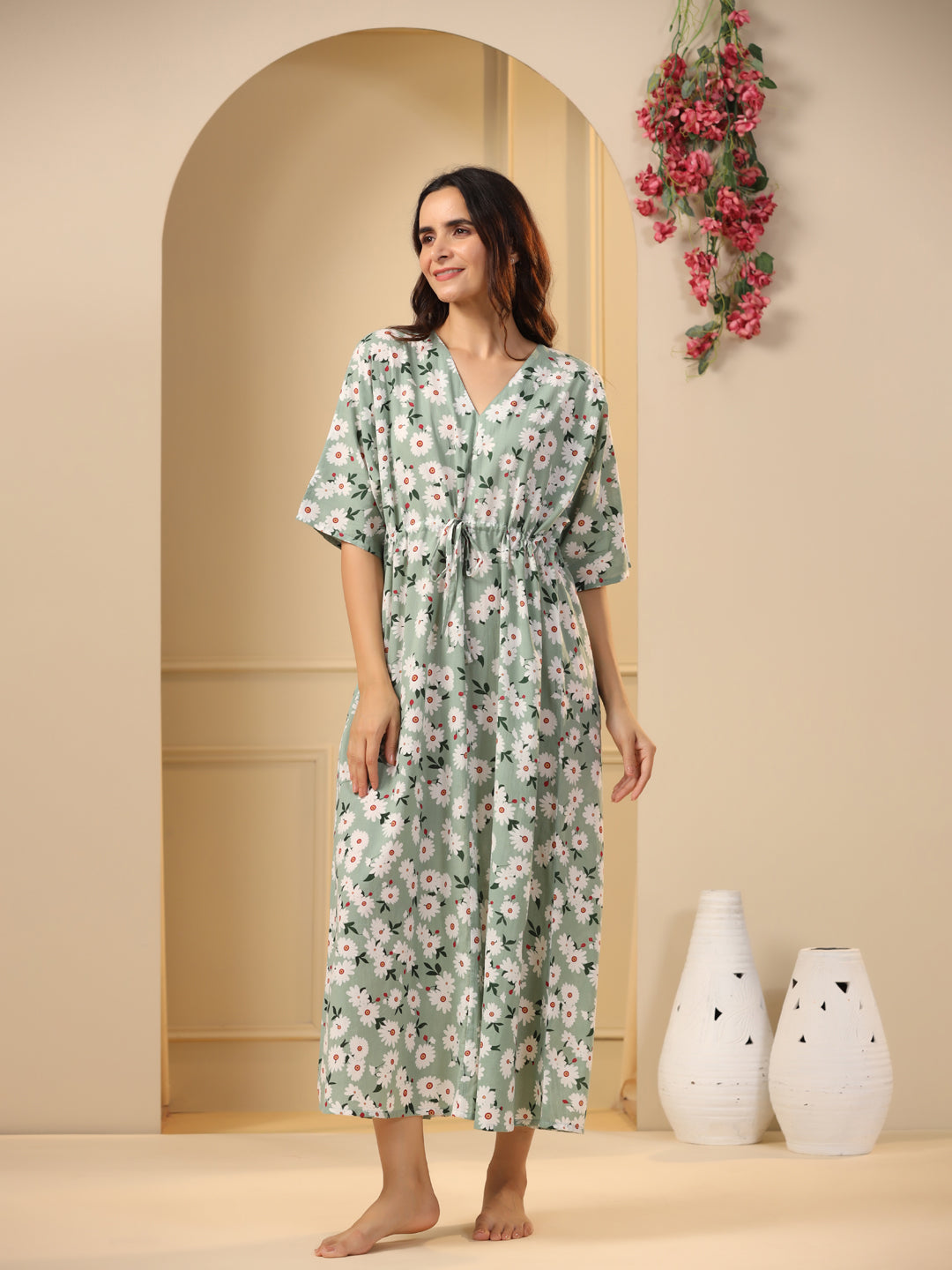 Women Pure Cotton Night Dress