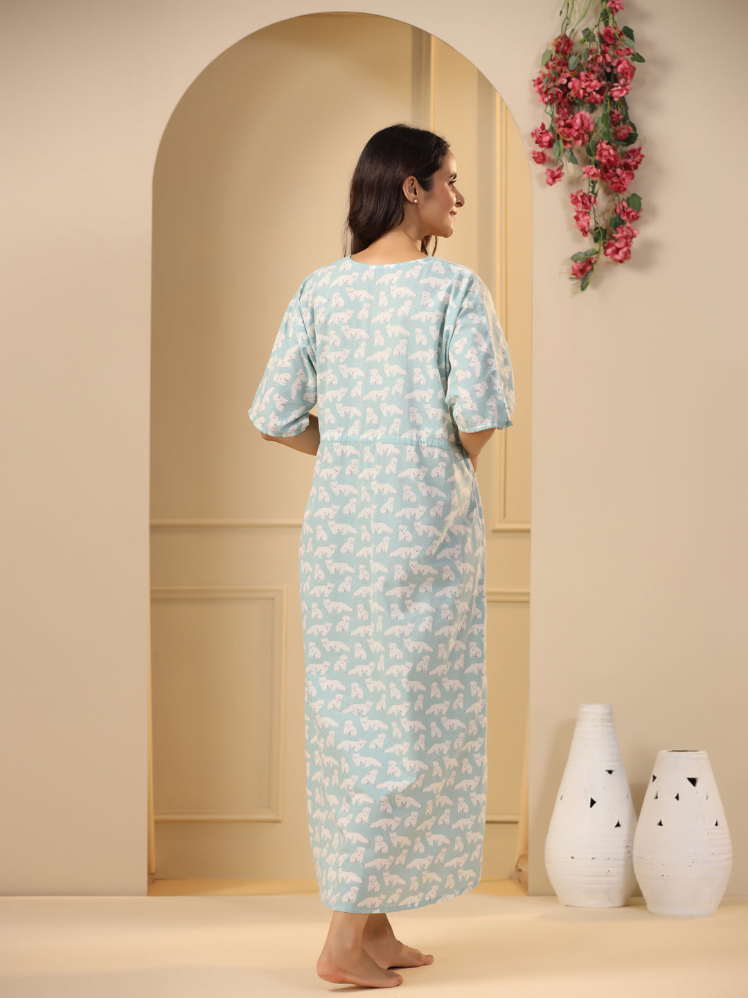 Panda Women Pure Cotton Night Dress