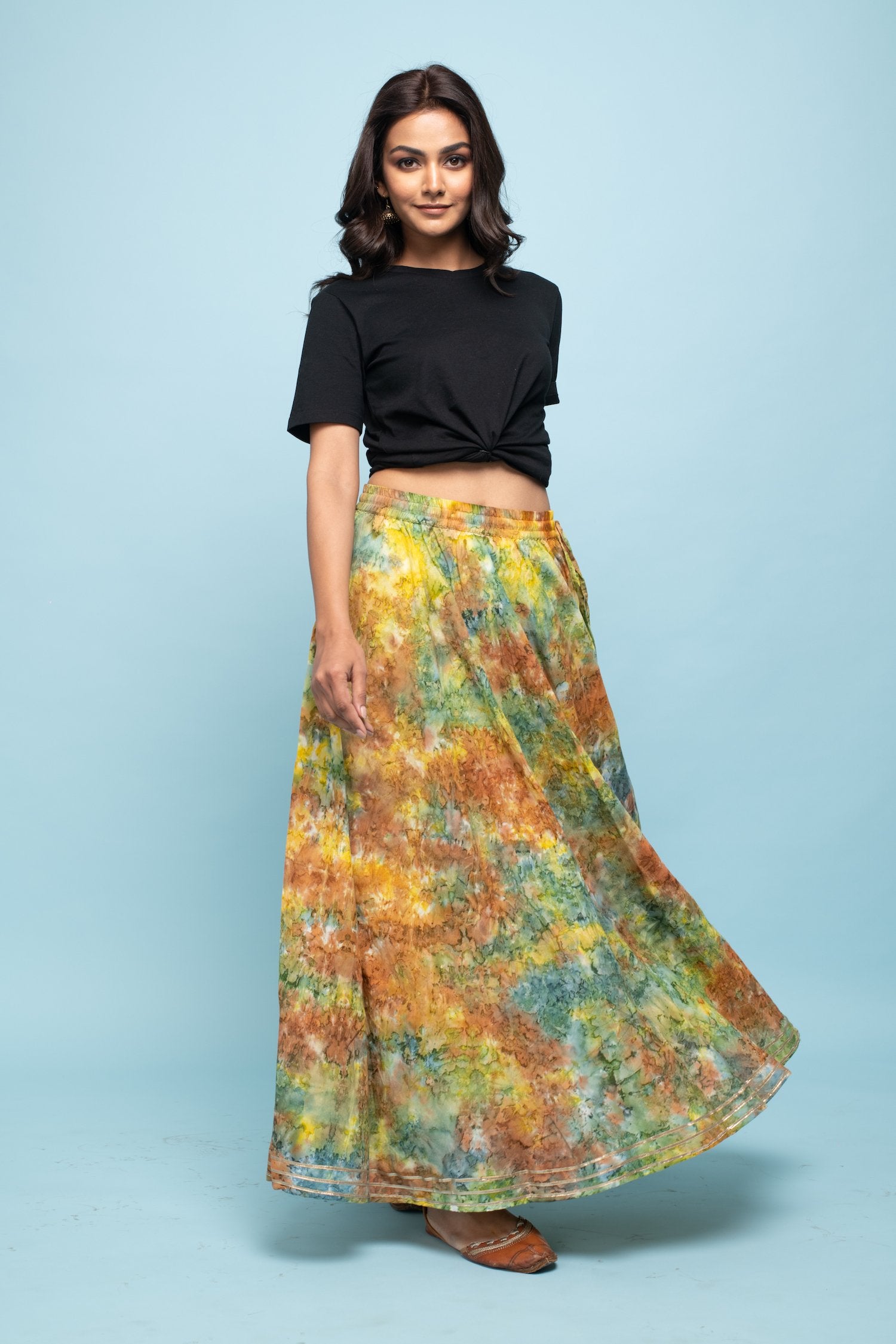 Rang Deep Women Long Skirt