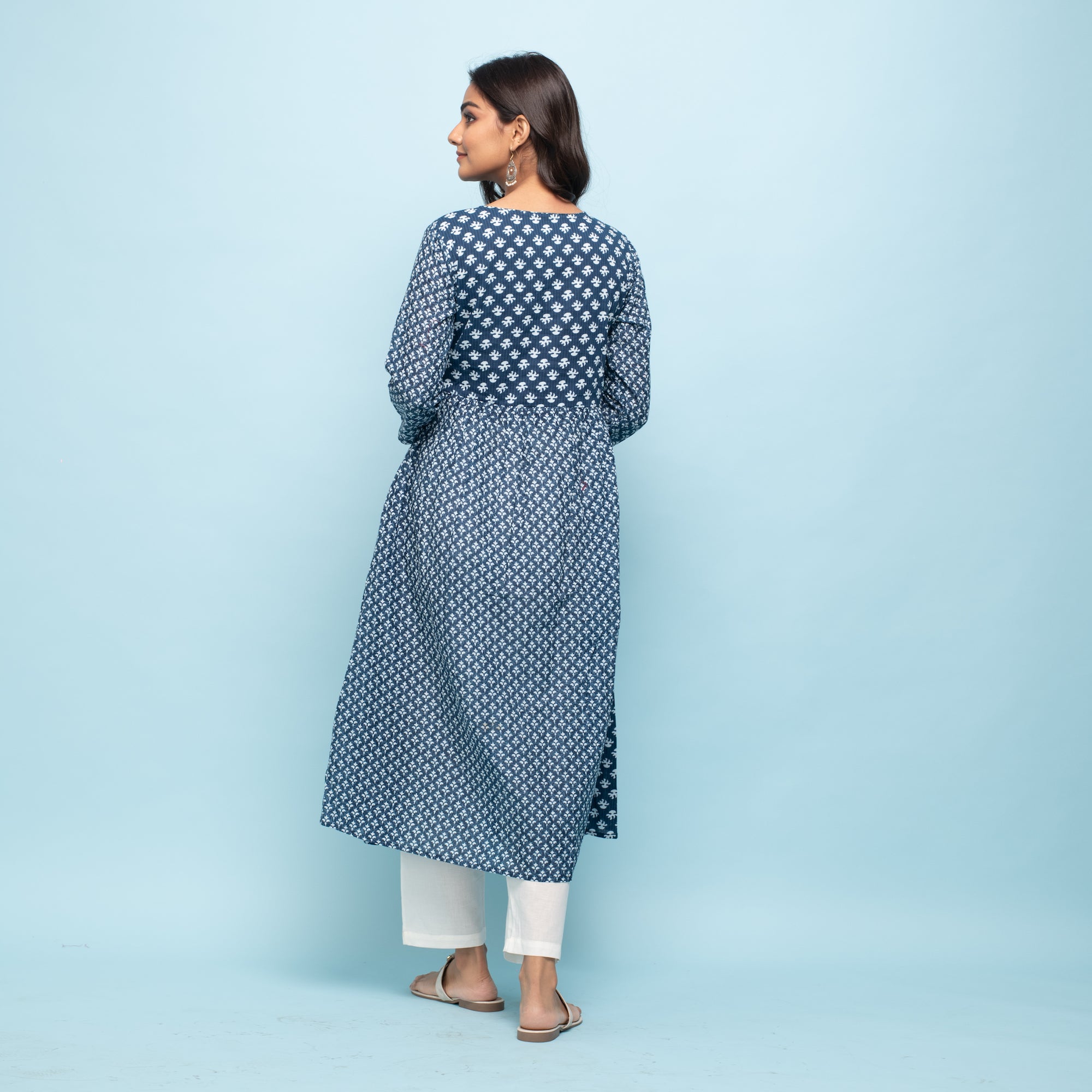 RANGDEEP INDIGO WOMEN'S KURTA