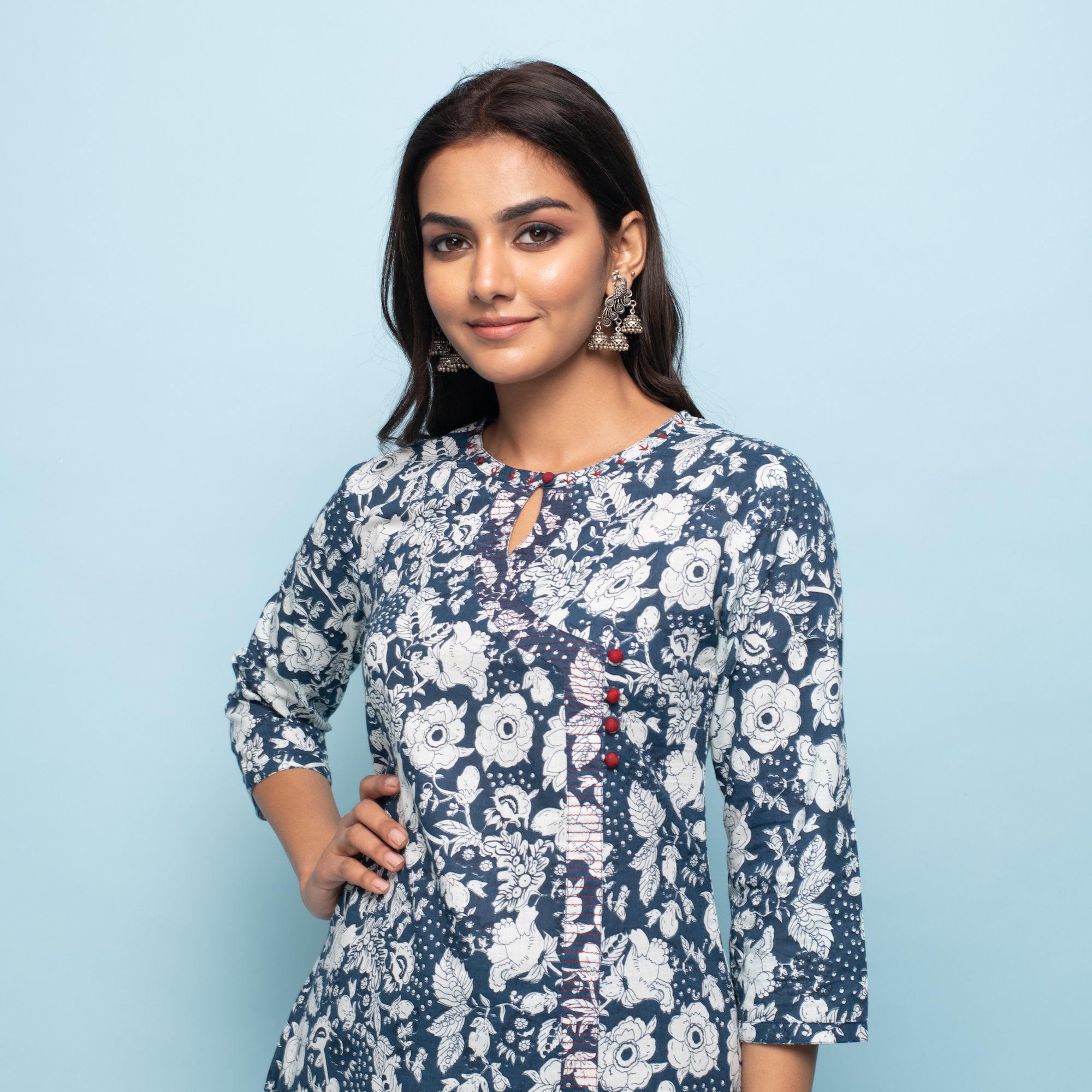 RANGDEEP INDIGO WOMEN'S KURTA